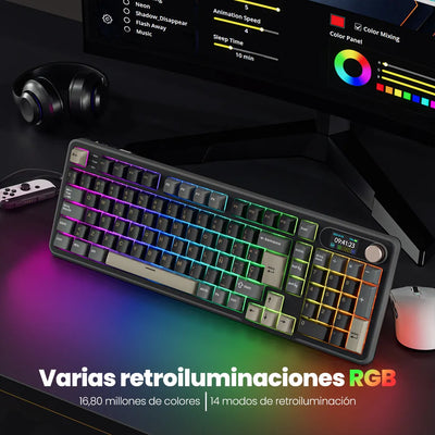 Teclado gamer Royal Kludge RK-S98 Inalámbrico - PREVENTA - Achorao