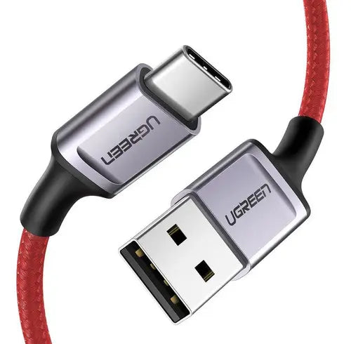 Cable UGREEN USB 2.0 a Type-C 6A de aleación de aluminio (Red) US505