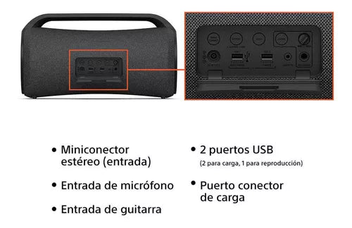 Parlante Sony SRS-XG500 Inalámbrico Bluetooth