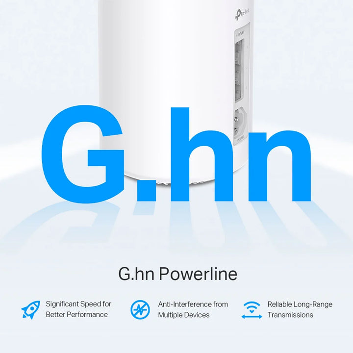 Sistema Wi-Fi mesh TP-Link Deco PX50 Wi-Fi 6, powerline, pack x2