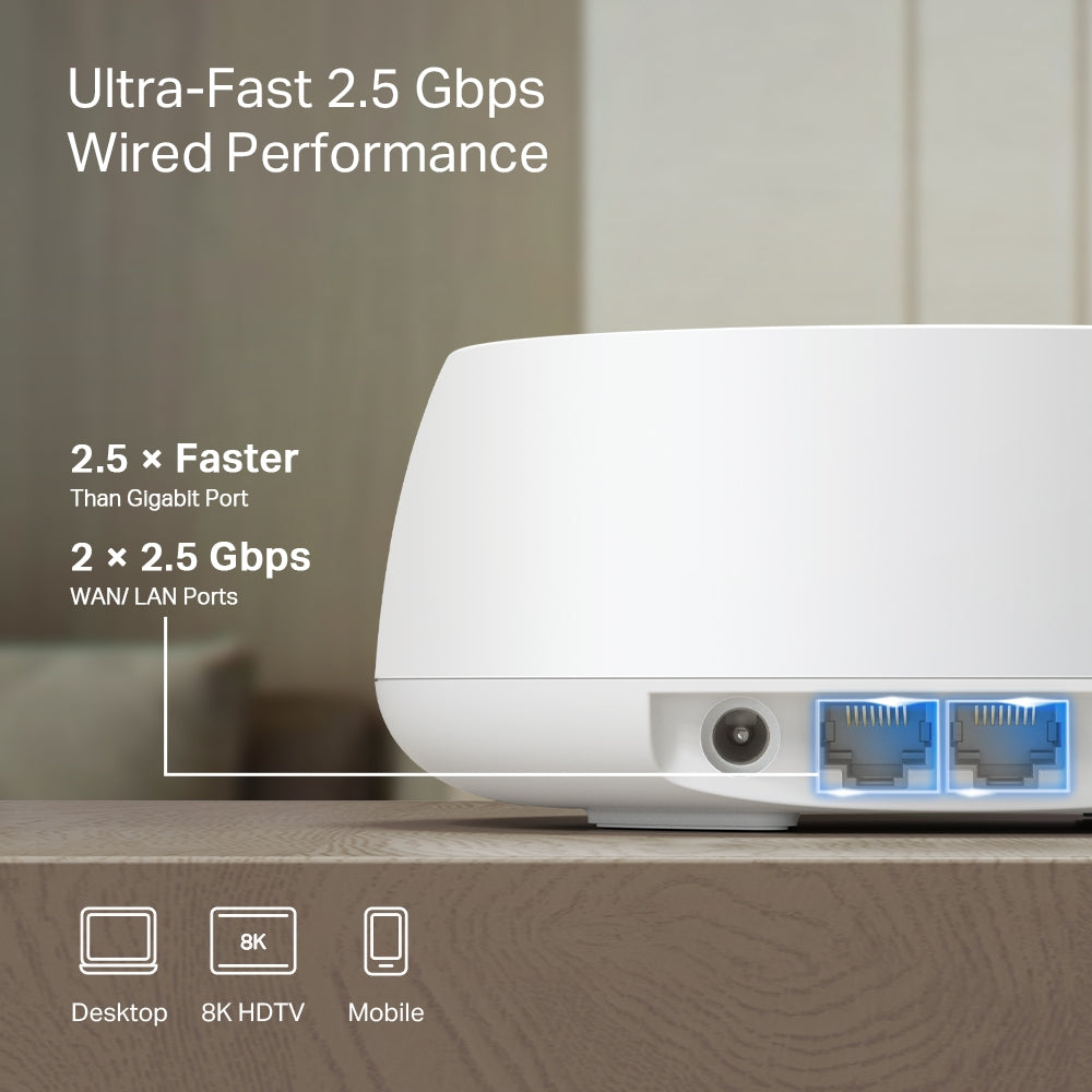 Tp Link Deco BE25 (3 Pack) BE5000 Whole Home Mesh - Achorao