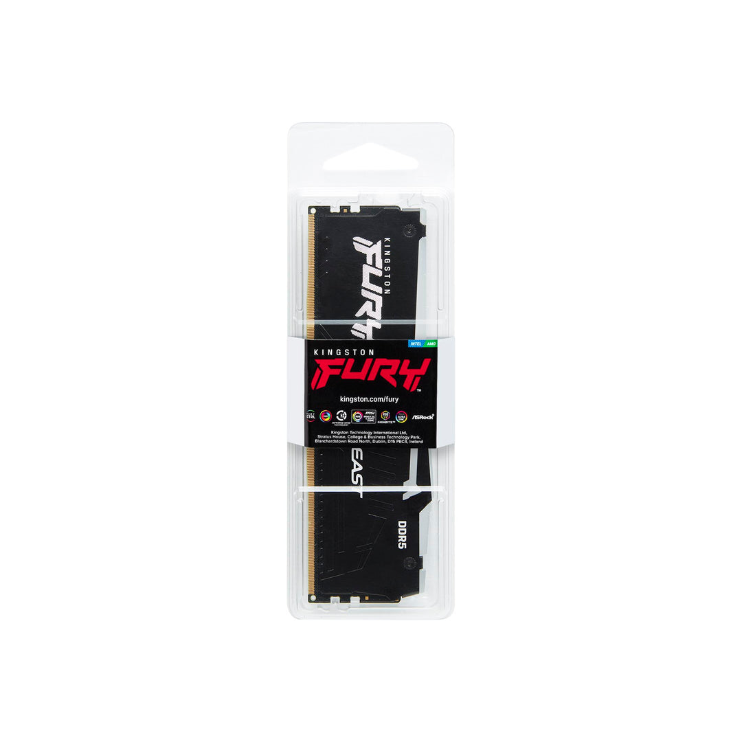 Memoria RAM Kingston Fury Beast 16GB DDR5-6400 MHz PC5-51200 CL32 1RX8 1.4V - Achorao
