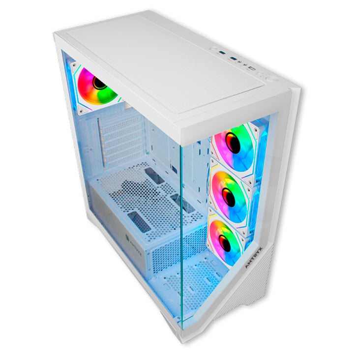 Case Antryx FX 650 White, ARGB FAN X4, Vidrio templado - Achorao