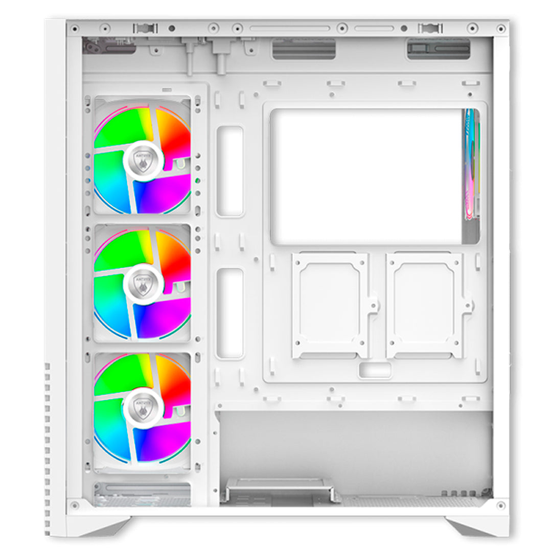 Case Antryx FX 650 White, ARGB FAN X4, Vidrio templado - Achorao