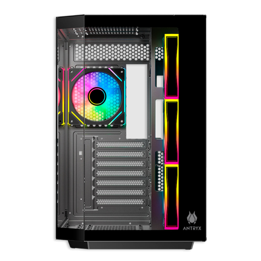 Case Antryx FX 800 BLACK, Infinity ARGB FAN X4, USB Tipo-C - Achorao