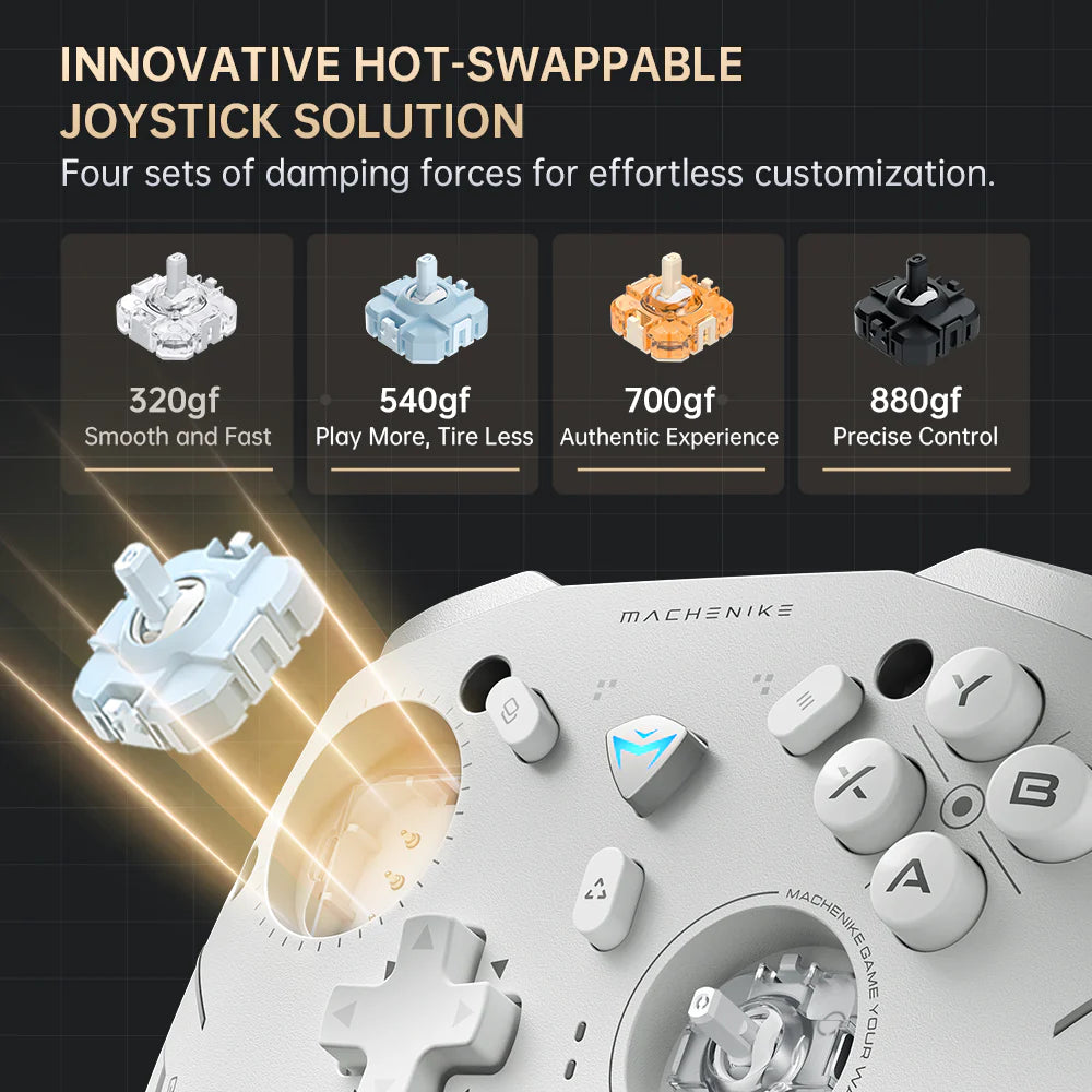 Gamepad Machenike G5 Pro Flagship,color gold, PC, MAC y Android