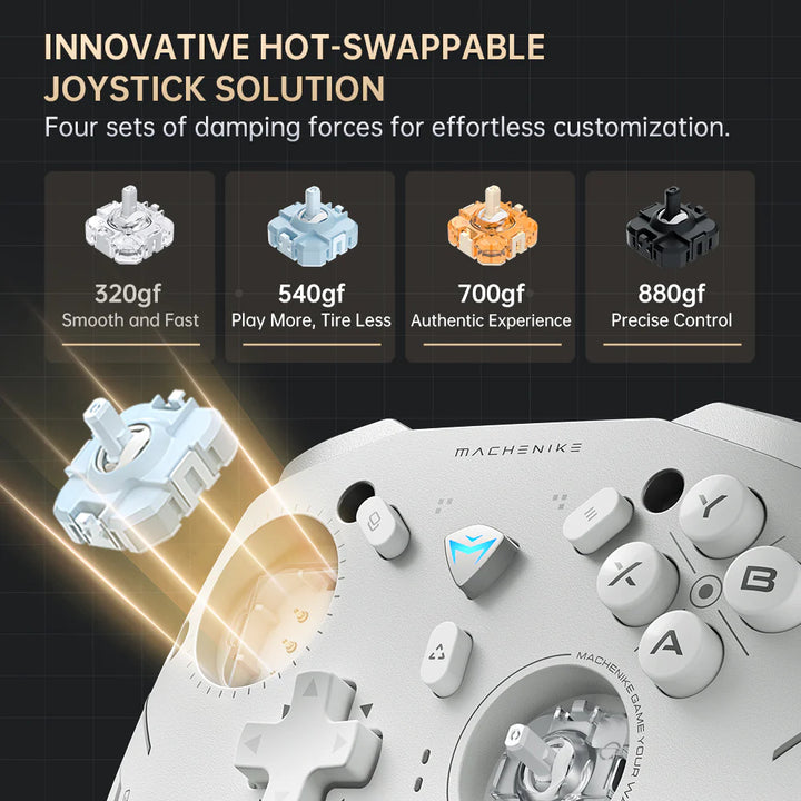 Gamepad Machenike G5 Pro Flagship,color gold, PC, MAC y Android