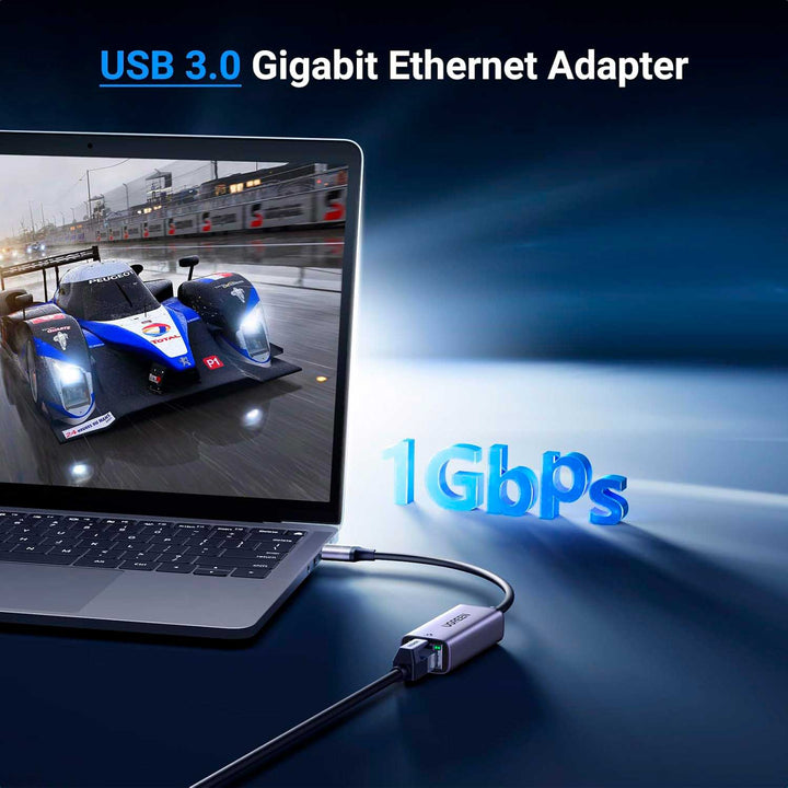 UGREEN USB to RJ45 Ethernet Adapter Aluminum Case (Space Gray) CM209 50922