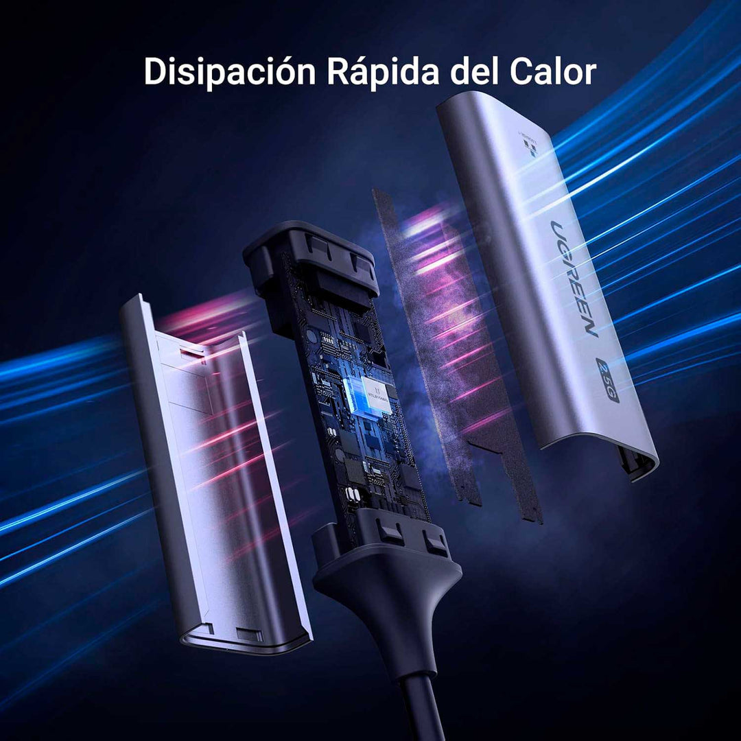 Adaptador UGREEN USB-C a RJ45 2.5G Ethernet CM648
