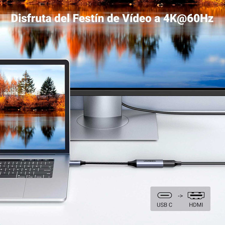 Adaptador UGREEN USB-C a HDMI CM297