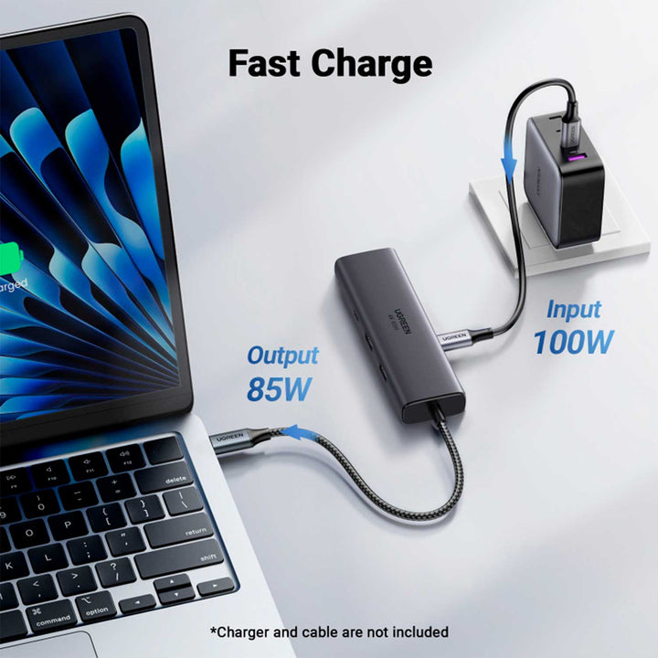 Adaptador multifunción USB-C UGREEN CM512 6 en 1 - 45000