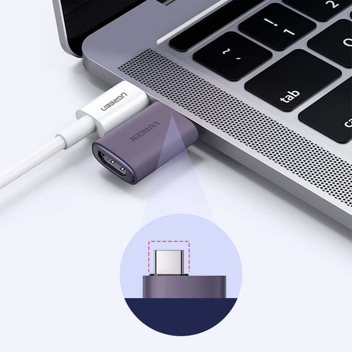 Adaptador Ugreen USB-C a HDMI 4K 60Hz US320, color gray