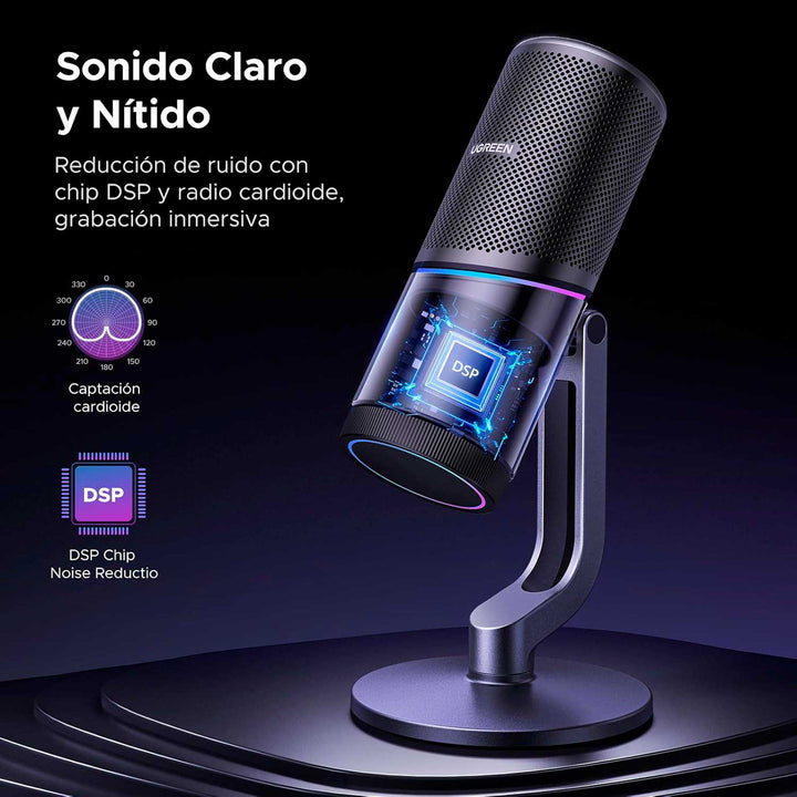 Micrófono UGREEN de escritorio USB CM769