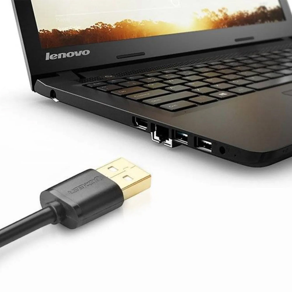 Extensión de cable USB UGREEN US129, USB-A macho a USB-A hembra, 1 m, negro - Achorao