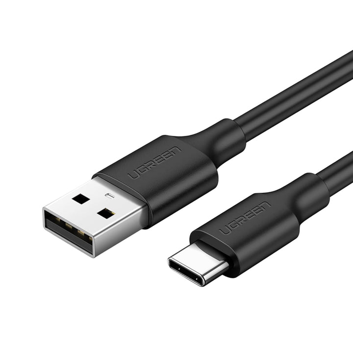 Cable UGREEN USB-A 2.0 a USB-C Niquelado (Negro) US287