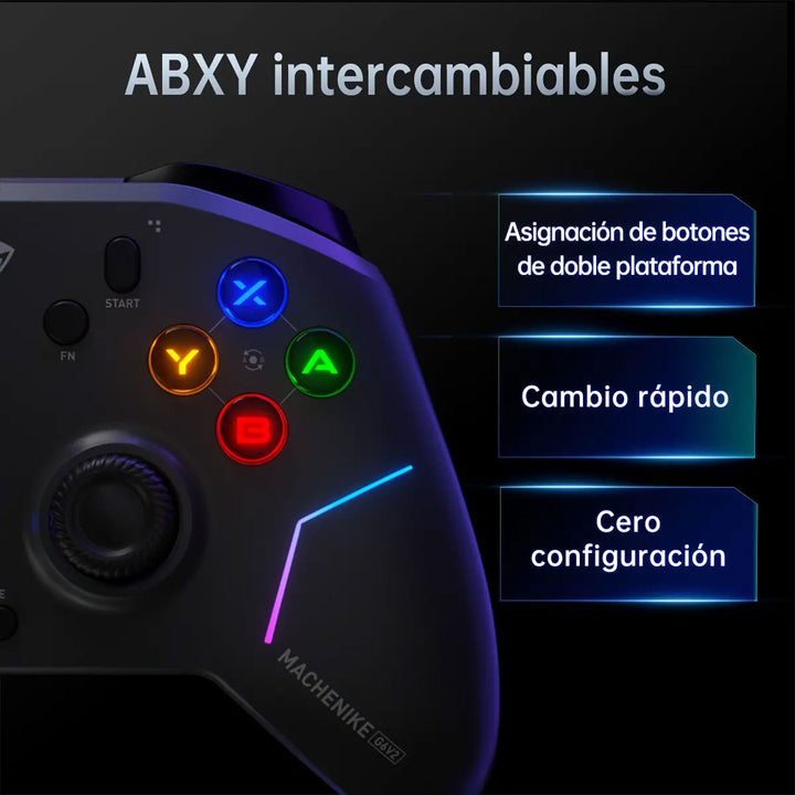 Gamepad MACHENIKE G6 V2 Tri-mode Premium, PC, Switch, Android y IOS