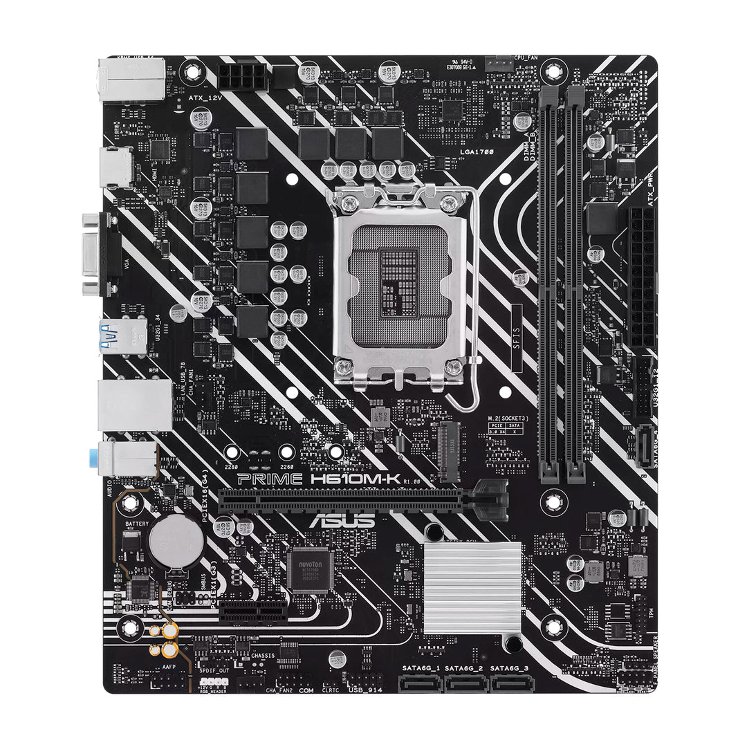 Placa Madre ASUS PRIME H610M-K LGA1700 DDR5 - Achorao