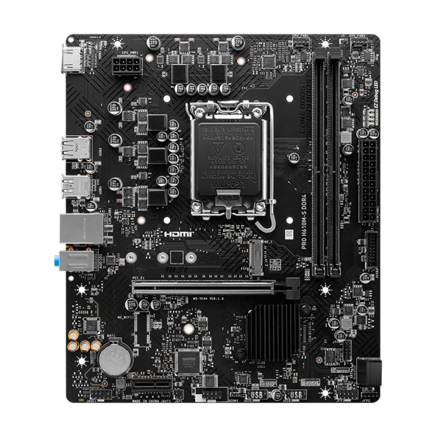 Motherboard MSI PRO H610M-S S/V/L DDR4 - Achorao