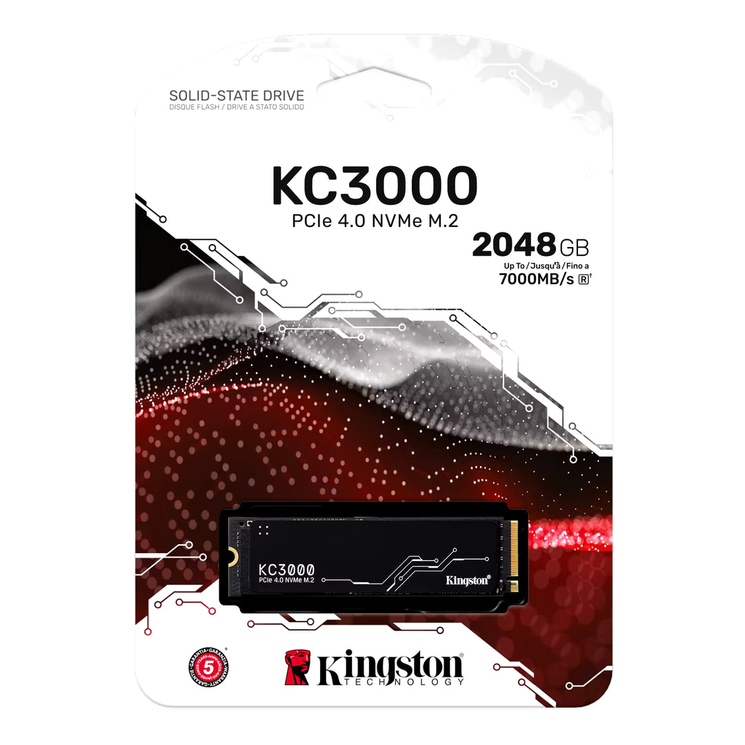 Unidad en estado solido Kingston KC3000 M.2 2280 PCIe Gen 4.0 NVMe - Achorao