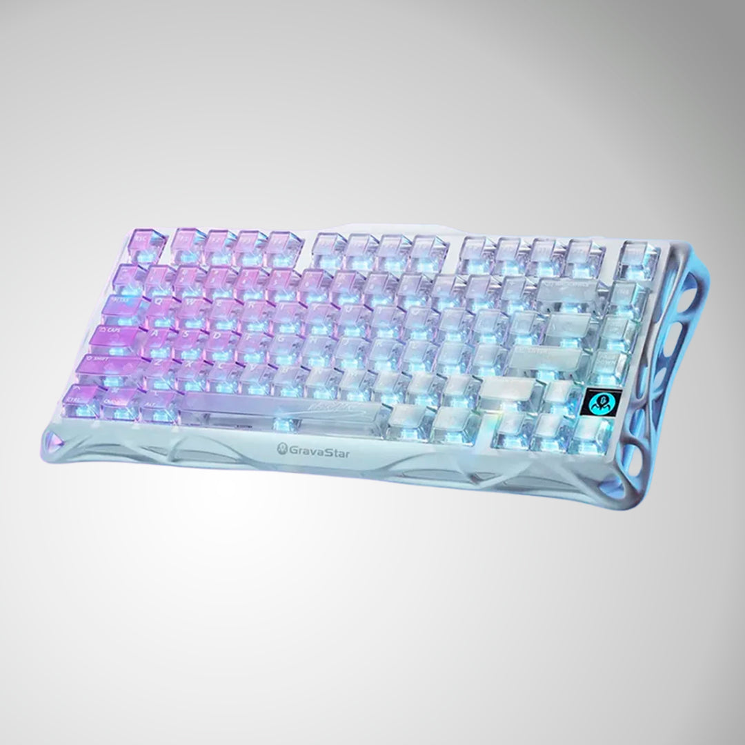 Teclado mecánico gamer GravaStar MERCURY K1 LITE Inalámbrico Ingles