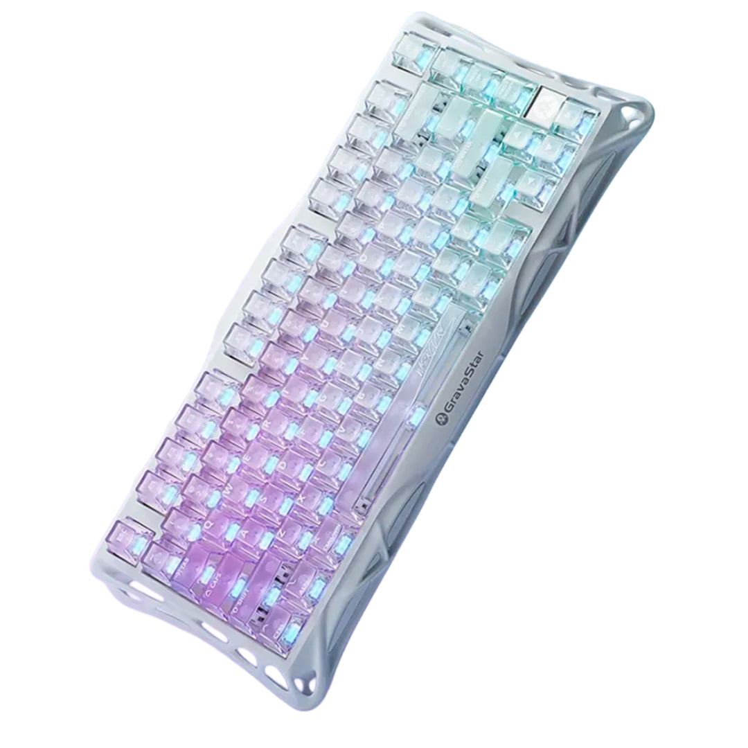 Teclado mecánico gamer GravaStar MERCURY K1 LITE Inalámbrico Ingles