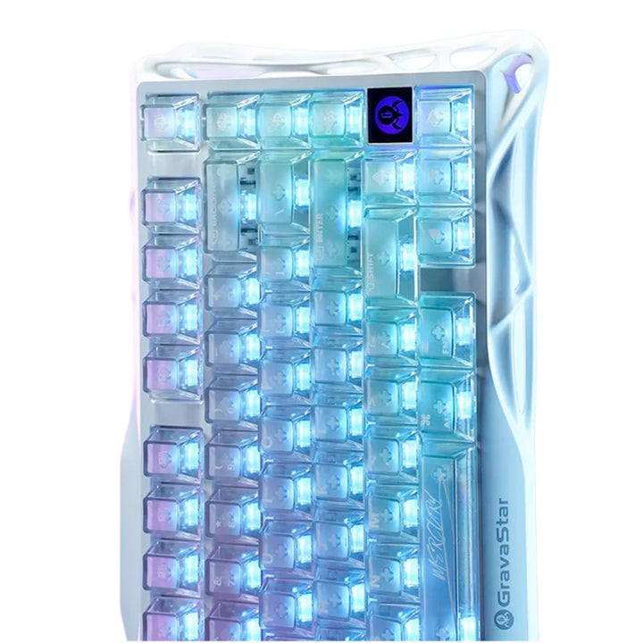 Teclado mecánico gamer GravaStar MERCURY K1 LITE Inalámbrico Ingles