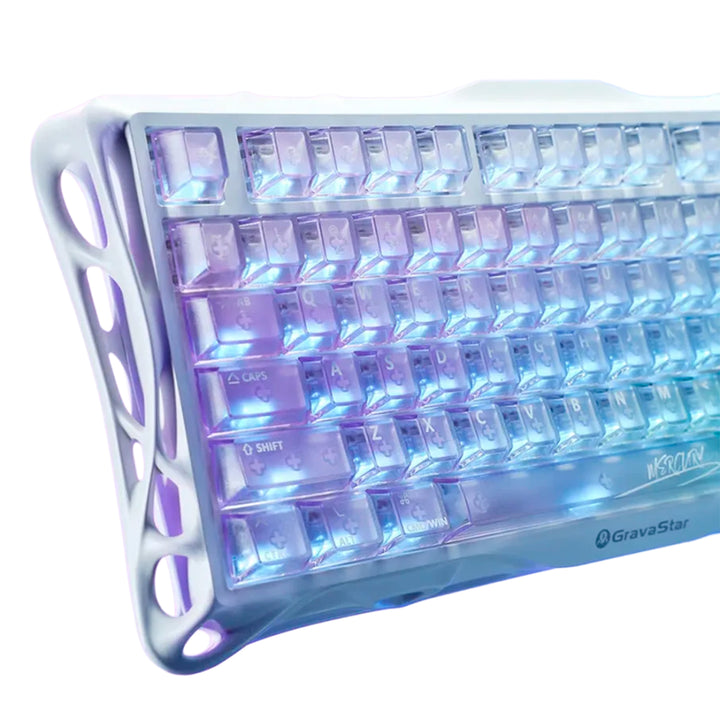 Teclado mecánico gamer GravaStar MERCURY K1 LITE Inalámbrico Ingles