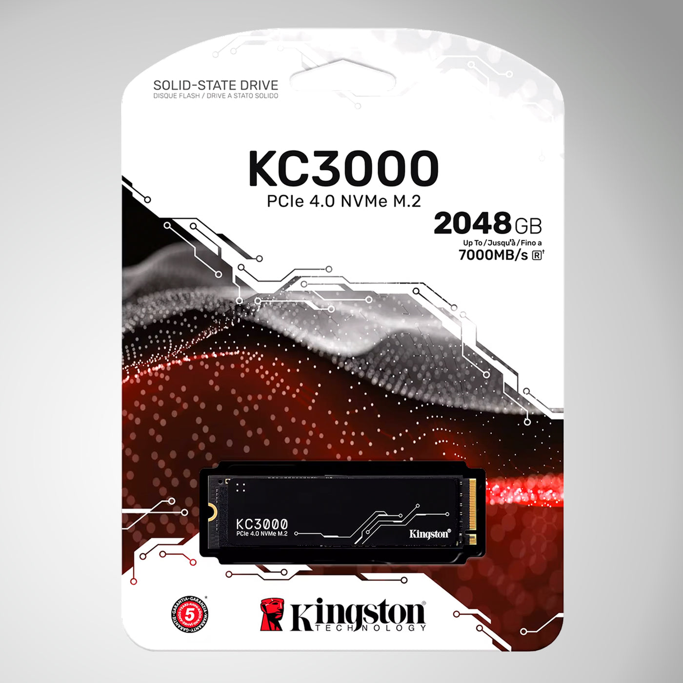 Unidad en estado solido Kingston KC3000 M.2 2280 PCIe Gen 4.0 NVMe - Achorao