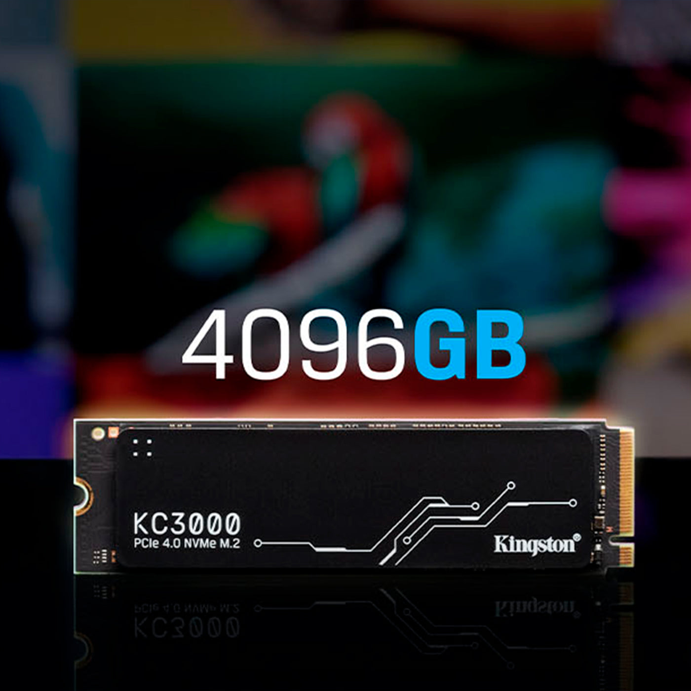 Unidad en estado solido Kingston KC3000 M.2 2280 PCIe Gen 4.0 NVMe - Achorao