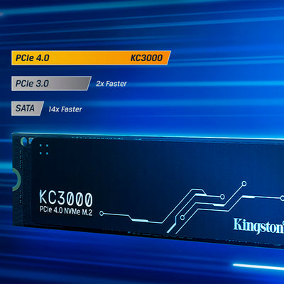 Unidad en estado solido Kingston KC3000 M.2 2280 PCIe Gen 4.0 NVMe - Achorao