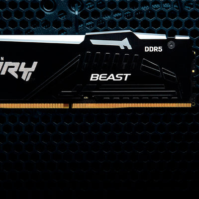 Memoria RAM Kingston Fury Beast 16GB DDR5-6400 MHz PC5-51200 CL32 1RX8 1.4V