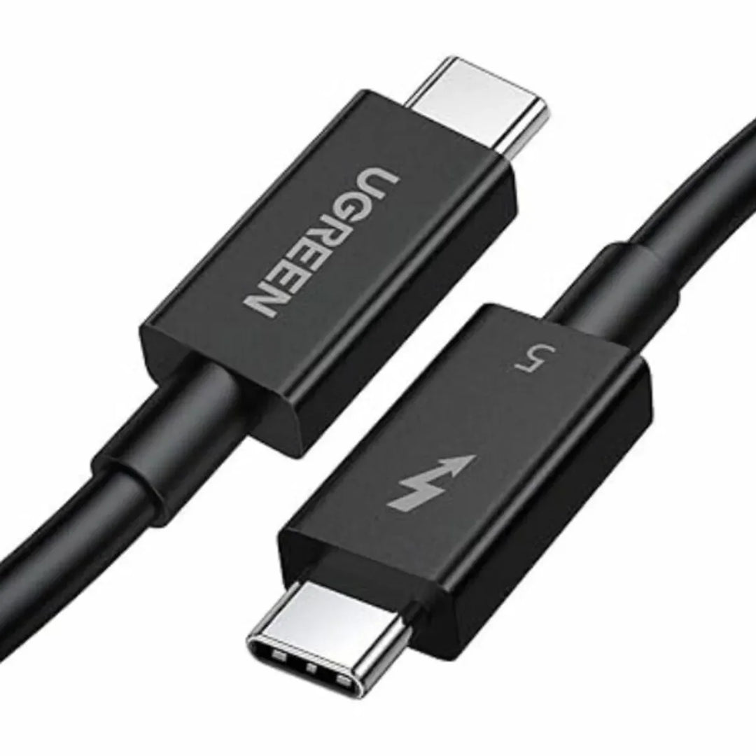 Cable USB-C Thunderbolt 5 UGREEN 5A Max Carga Ultra Rápida Negro, Modelo L703, PN 45996