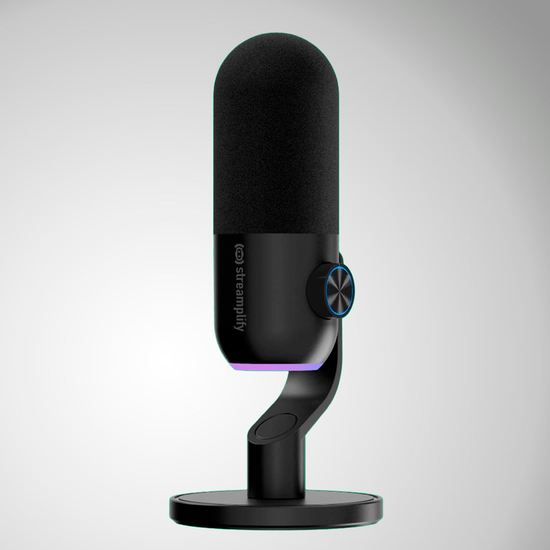 Micrófono Streamplify MIC MINI-48, cableado, RGB - Achorao