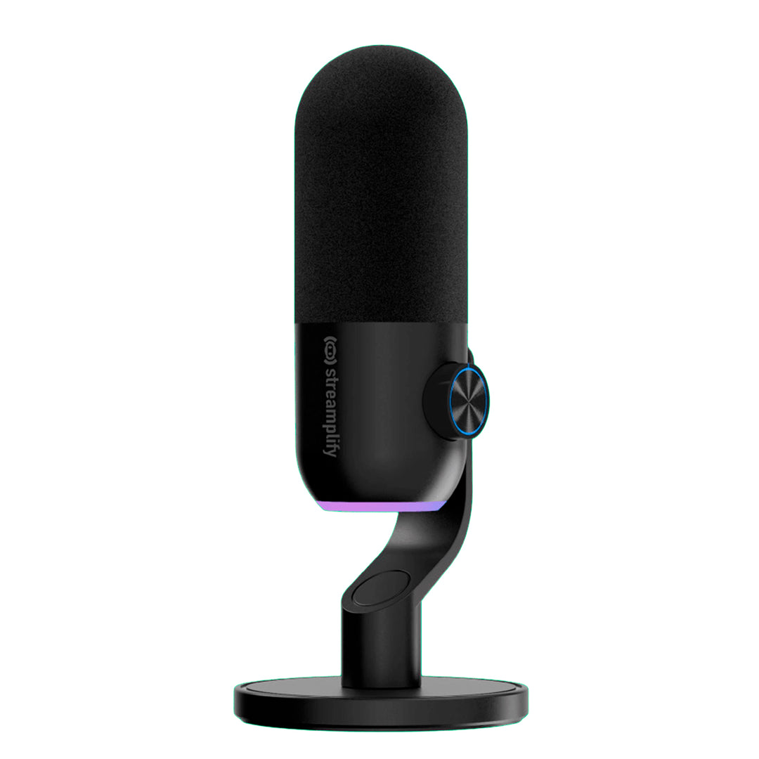 Micrófono Streamplify MIC MINI-48, cableado, RGB - Achorao