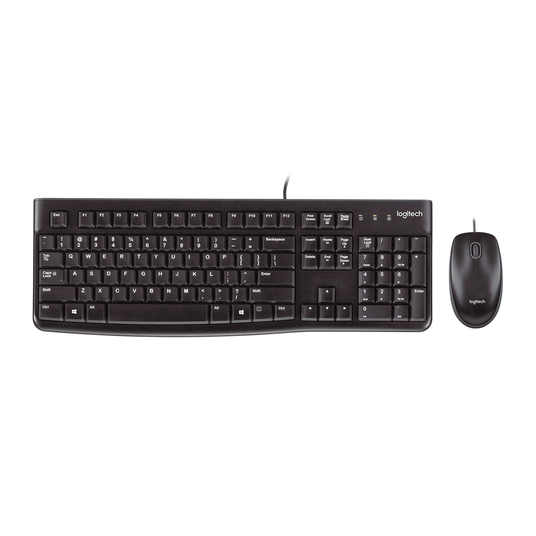 Combo teclado y mouse Logitech MK120, antisalpicaduras DEMO - Achorao