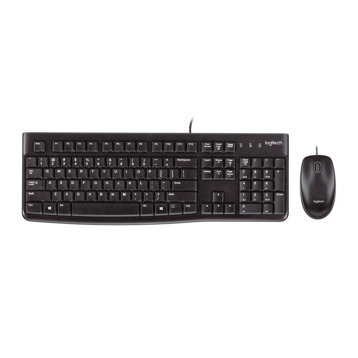 Combo teclado y mouse Logitech MK120, antisalpicaduras DEMO - Achorao
