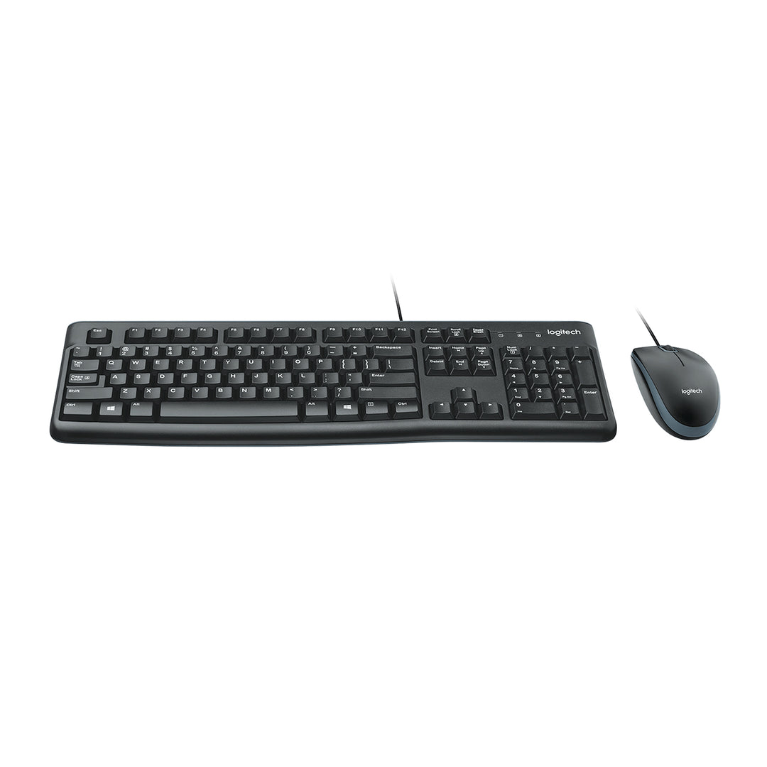 Combo teclado y mouse Logitech MK120, antisalpicaduras DEMO - Achorao