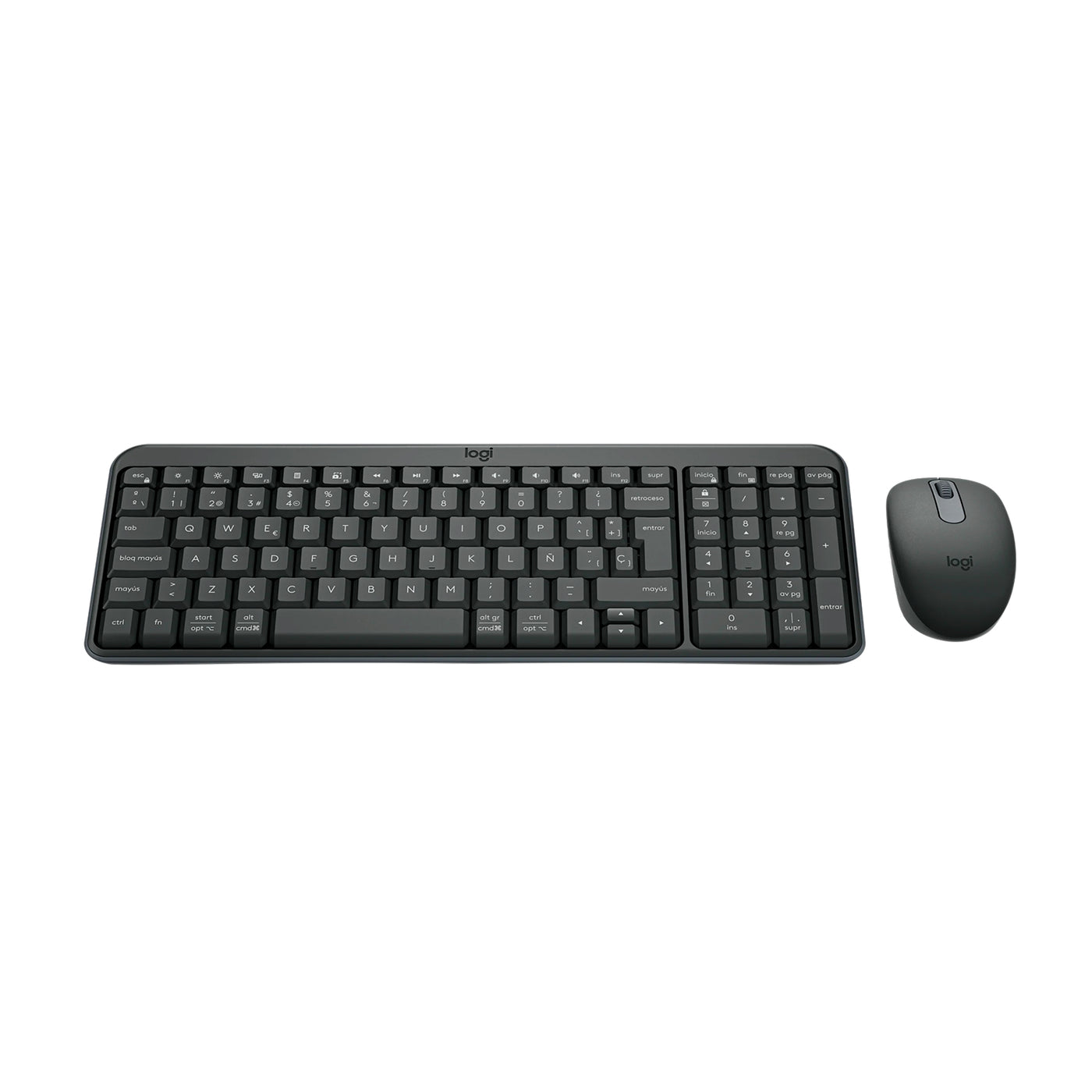 Teclado Logitech MK250 Compact Bluetooth® Wireless Combo SP Grafito - Achorao