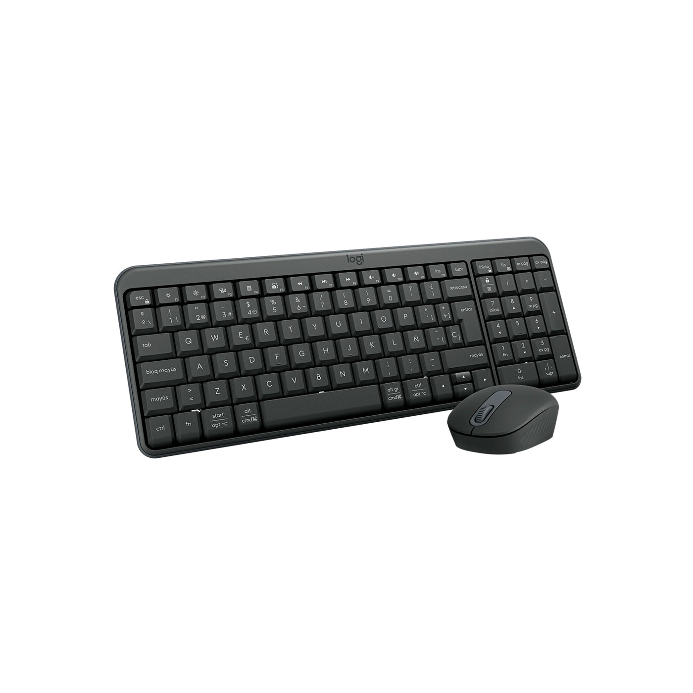 Teclado Logitech MK250 Compact Bluetooth® Wireless Combo SP Grafito - Achorao