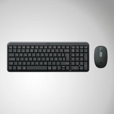 Teclado Logitech MK250 Compact Bluetooth® Wireless Combo SP Grafito - Achorao