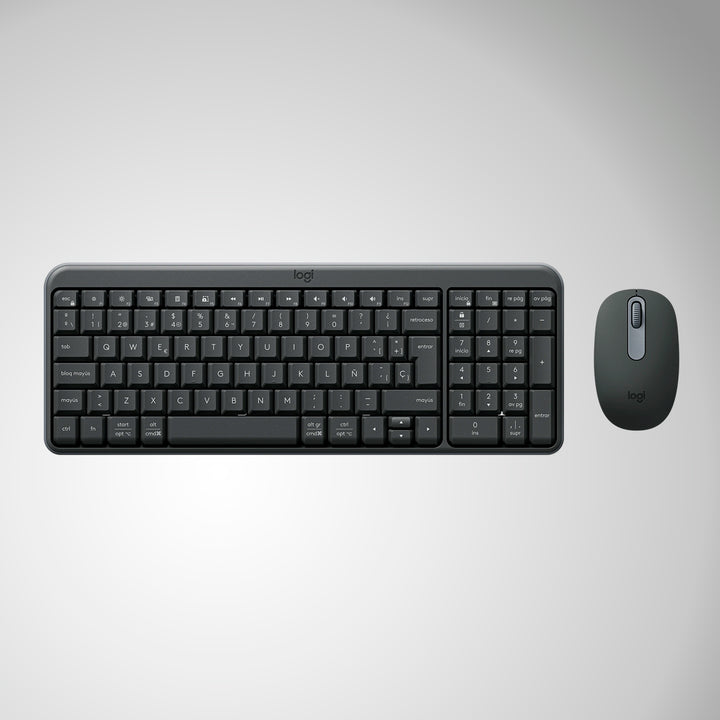 Teclado Logitech MK250 Compact Bluetooth® Wireless Combo SP Grafito - Achorao