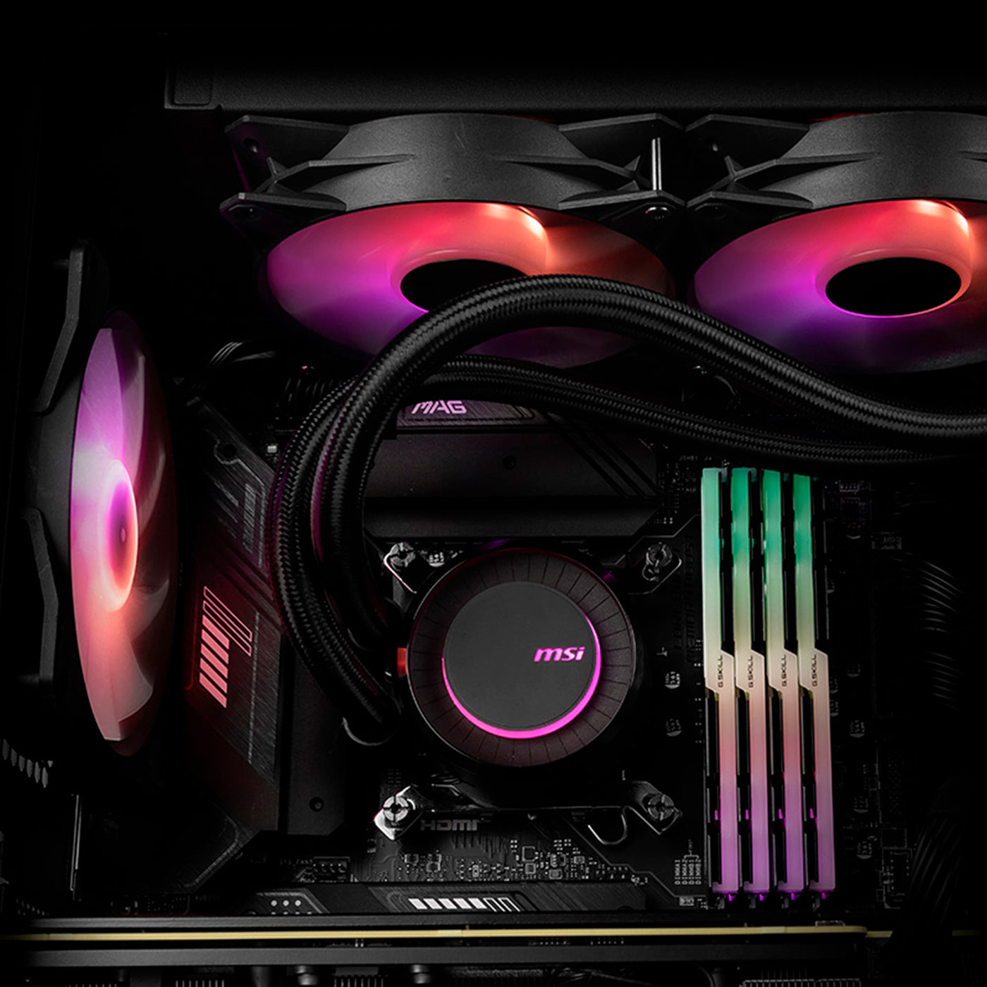 Fuente de alimentación MSI MAG-A1250GL, Formato ATX, 1250W, 80 Plus Gold