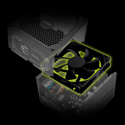 Fuente de alimentación MSI MAG-A1250GL, Formato ATX, 1250W, 80 Plus Gold