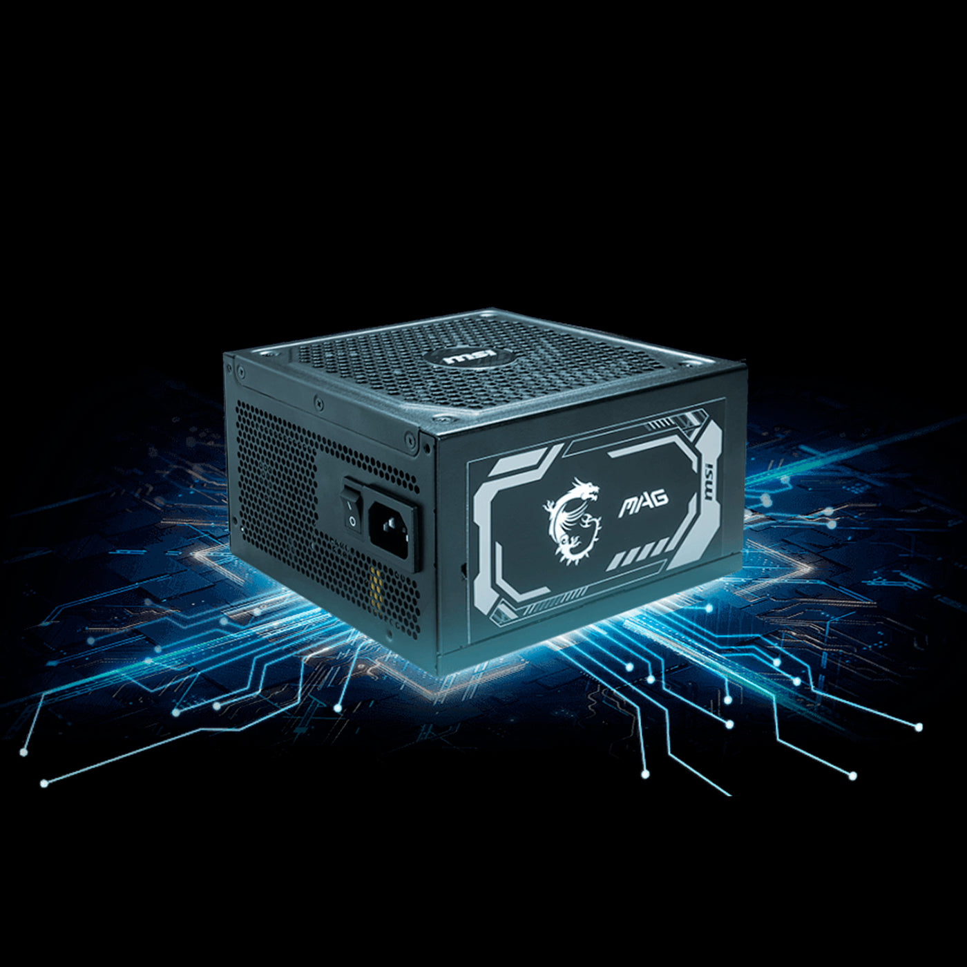 Fuente de alimentación MSI MAG-A1250GL, Formato ATX, 1250W, 80 Plus Gold