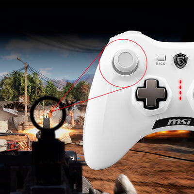 Mando Inalambrico MSI Force GC30 V2 White Gaming Controller - Achorao