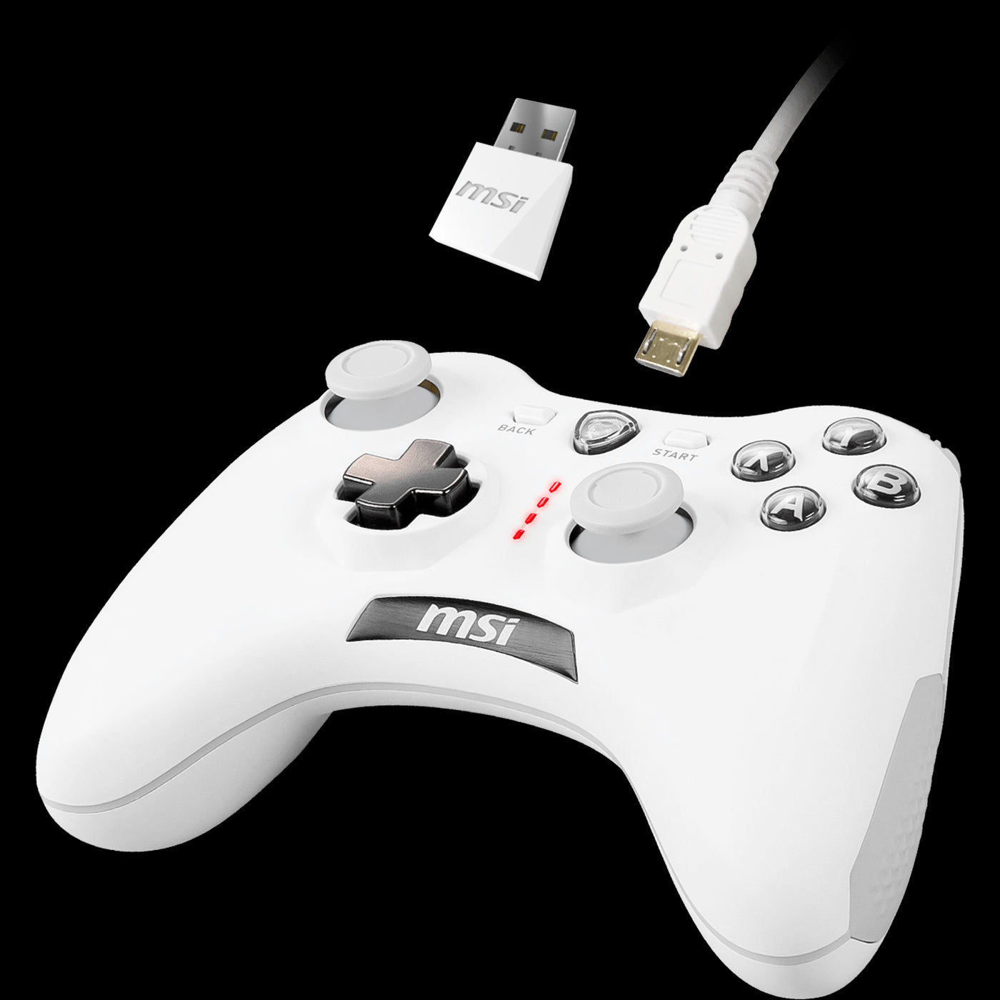 Mando Inalambrico MSI Force GC30 V2 White Gaming Controller - Achorao