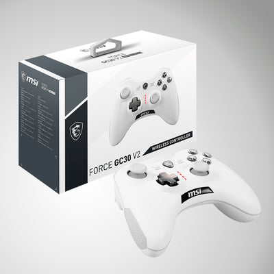 Mando Inalambrico MSI Force GC30 V2 White Gaming Controller - Achorao