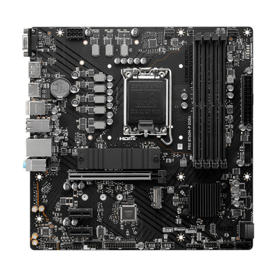 Motherboard MSI PRO B760M-P DDR4, Chipset intel B760, LGA1700, HDMI, DP, VGA, mATX - Achorao