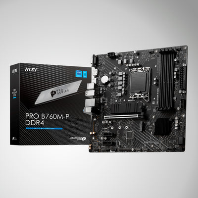 Motherboard MSI PRO B760M-P DDR4, Chipset intel B760, LGA1700, HDMI, DP, VGA, mATX - Achorao