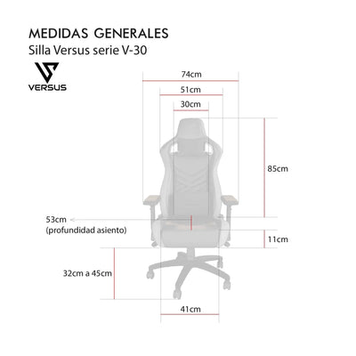 Silla Gamer Versus V-30 - Achorao